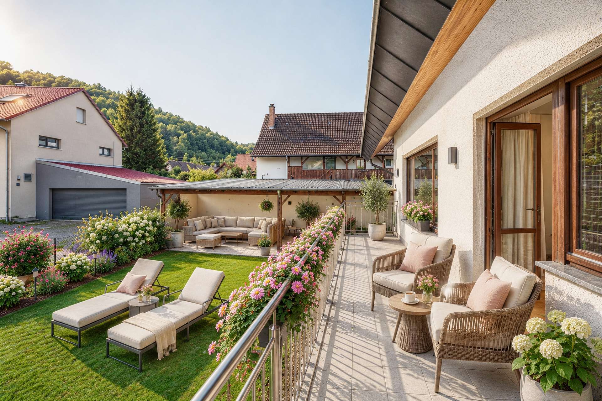 Balkon- Garten -Terrasse Vision