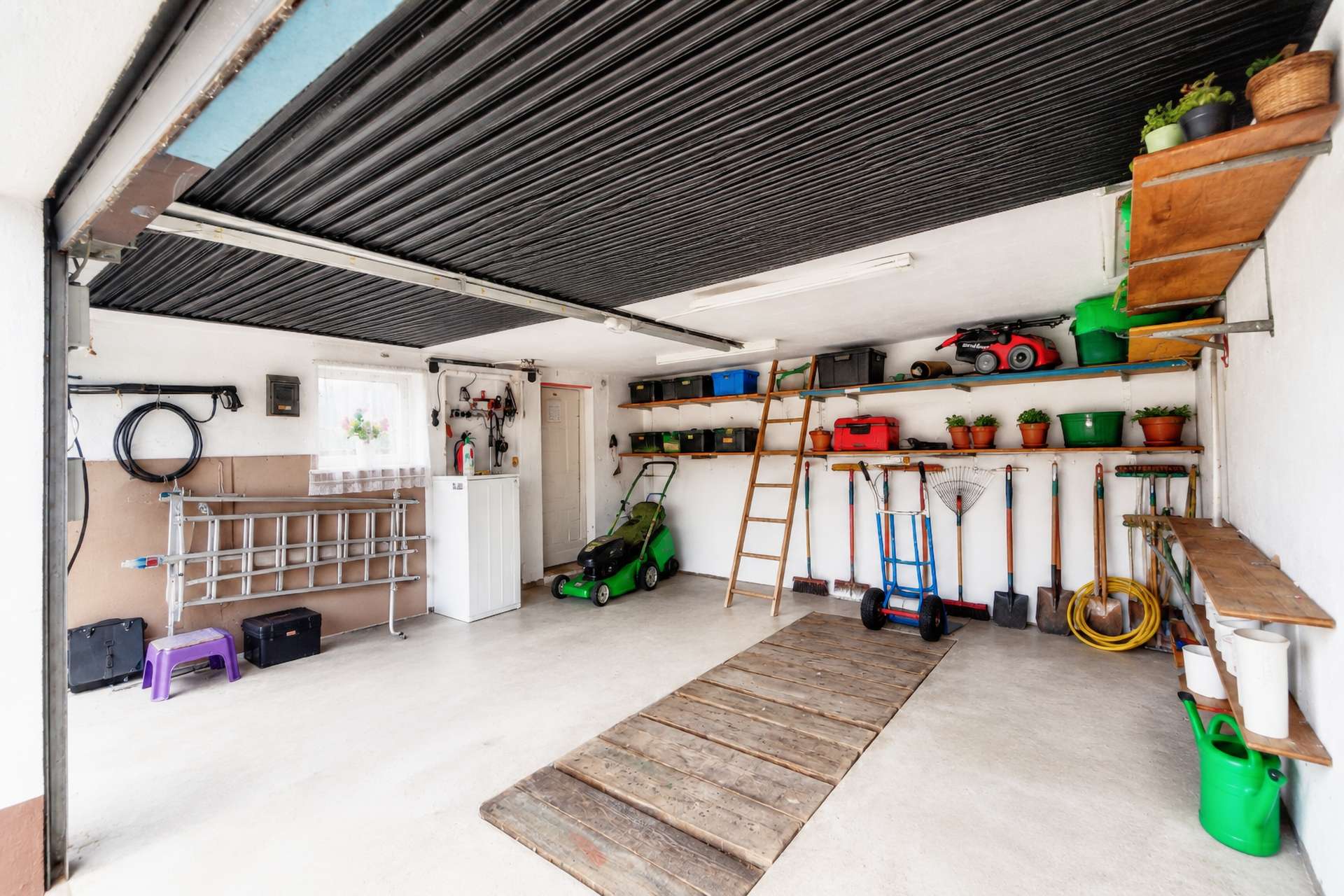 Garage mit Grube
